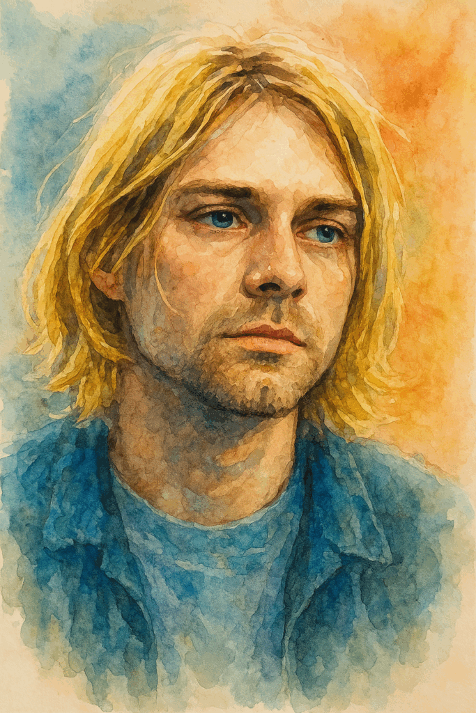 Kurt Cobain / IA / #Tintamanchega