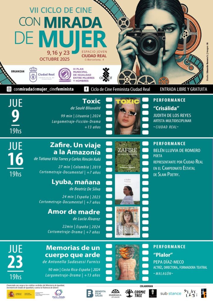 Programa VII Ciclo de Cine Feminista 2025 / CELCIT España