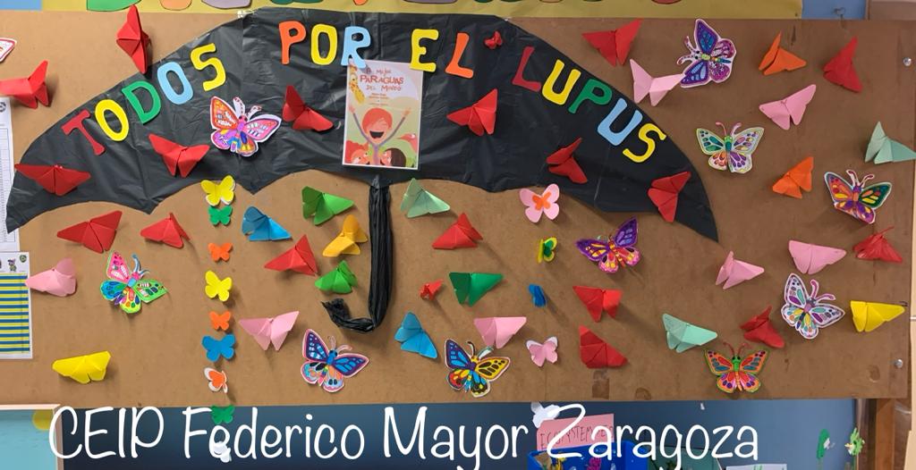 Actividad realizada con infantiles para concienciar sobre el lupus / Facebook ALMAN CLM