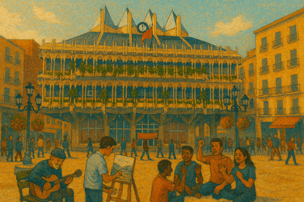 Lo público no existe si no es habitado / #Tintamanchega