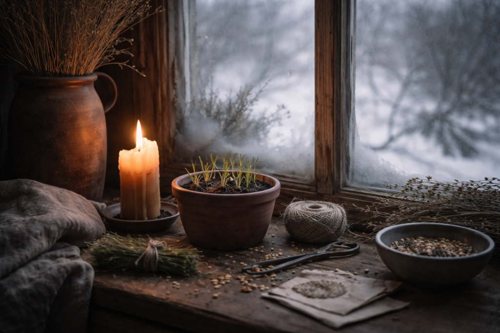 El invierno que afloja sin hacer ruido / #Tintamanchega