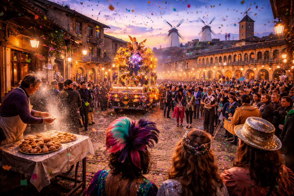 Febrero cambia el rostro de la llanura y reúne a sus pueblos en la calle / #Tintamanchega