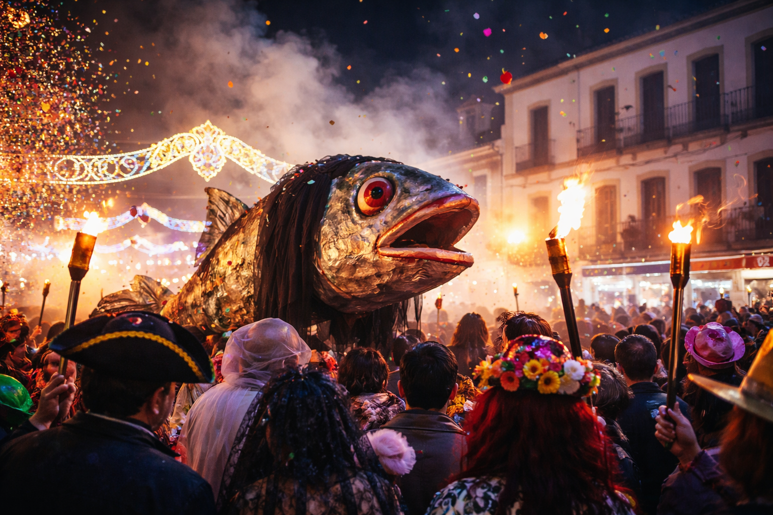 La sardina que arde cada febrero resume la despedida del Carnaval / #Tintamanchega La sardina que arde cada febrero resume la despedida del Carnaval / #Tintamanchega