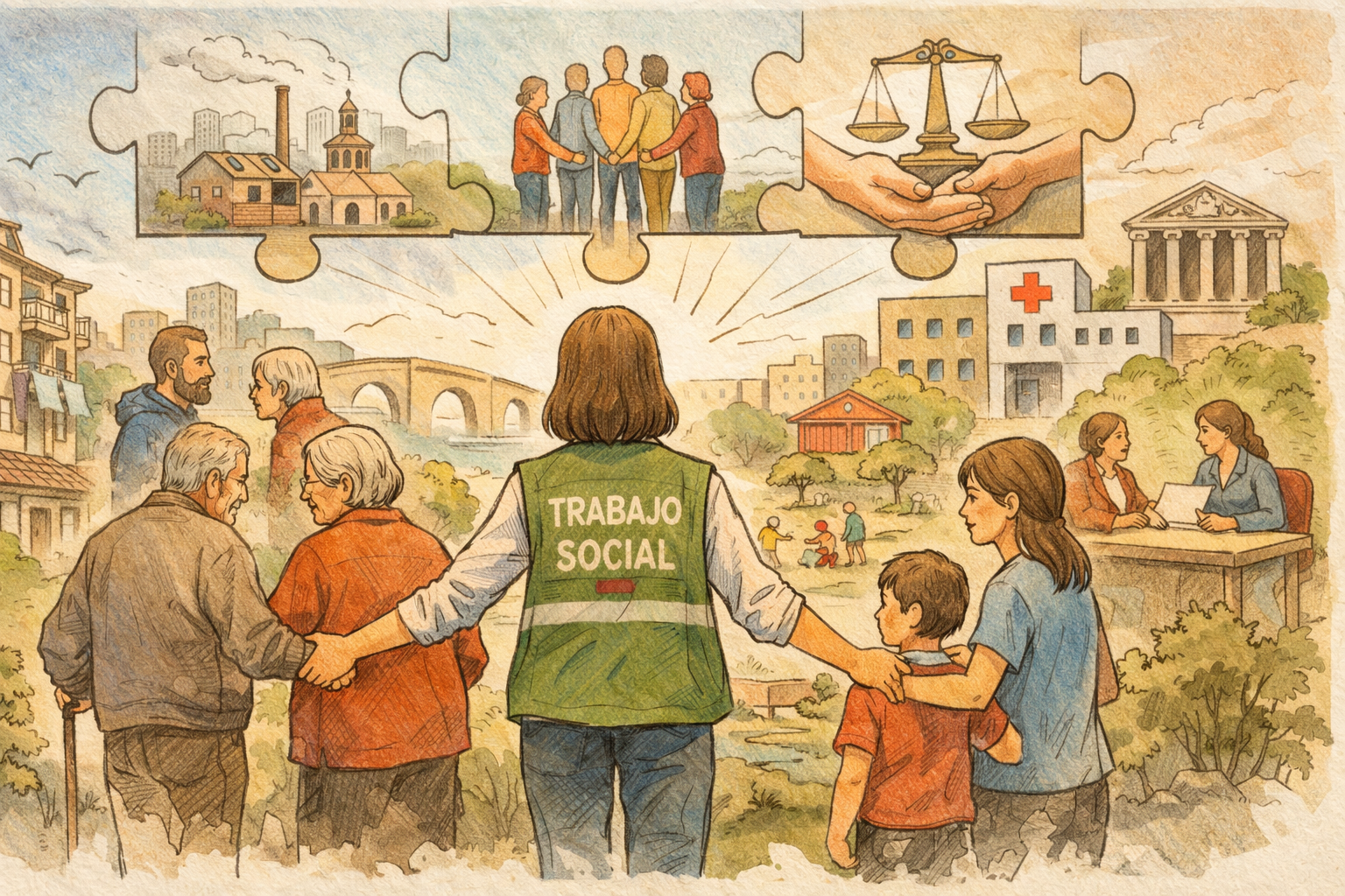 El trabajo social fortalece los vínculos que sostienen la convivencia / #Tintamanchega