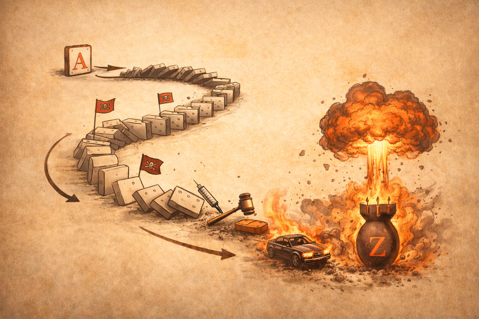 Una decisión concreta se convierte en un desenlace inevitable / #Tintamanchega