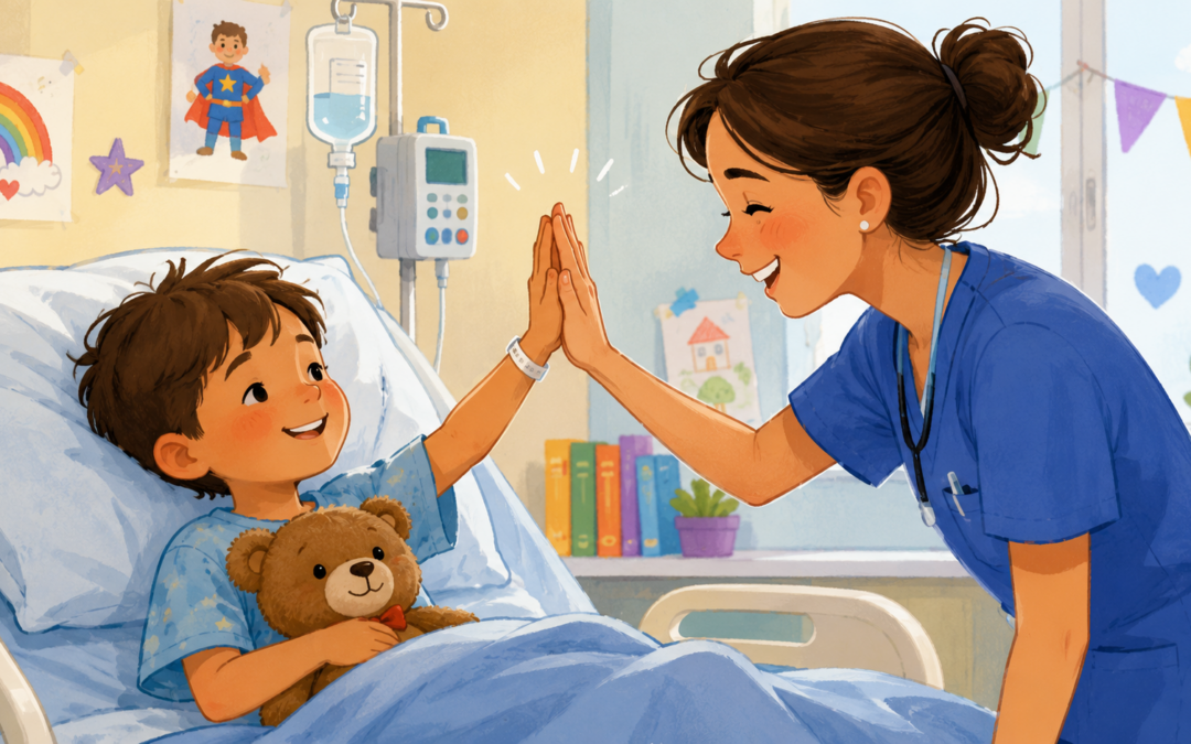 Nota del Día: Formas de sacar una sonrisaHospitales, familias y sanitarios convierten cada sonrisa en una herramienta de alivio para los miles de niños y niñas ingresados cada año