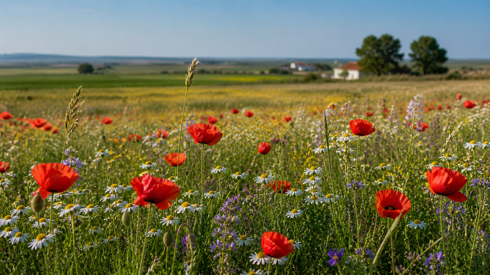 Las flores de mayo convierten el paisaje manchego en una memoria que vuelve a florecer cada primavera / #Tintamanchega