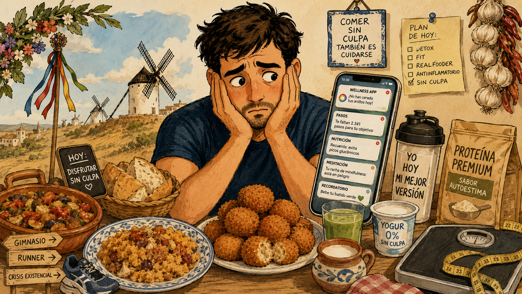 Quizá el acto más revolucionario de 2026 sea comerse una croqueta sin pedir perdón después / #Tintamanchega Quizá el acto más revolucionario de 2026 sea comerse una croqueta sin pedir perdón después / #Tintamanchega