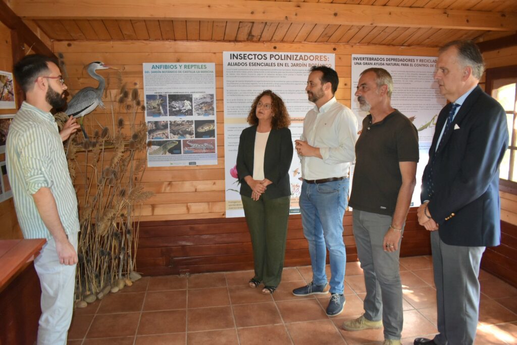 La diputada de ATM en la inauguración del Centro de Interpretación de Fauna en el JBCLM / Cedida