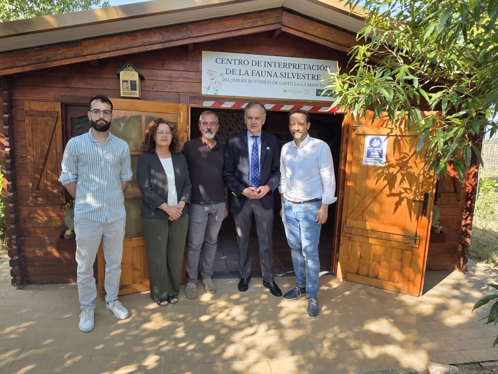 La diputada de ATM en la inauguración del Centro de Interpretación de Fauna en el JBCLM / Cedida