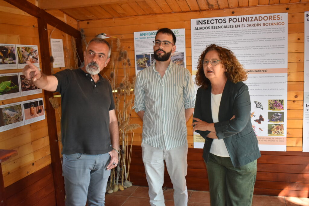 La diputada de ATM en la inauguración del Centro de Interpretación de Fauna en el JBCLM / Cedida