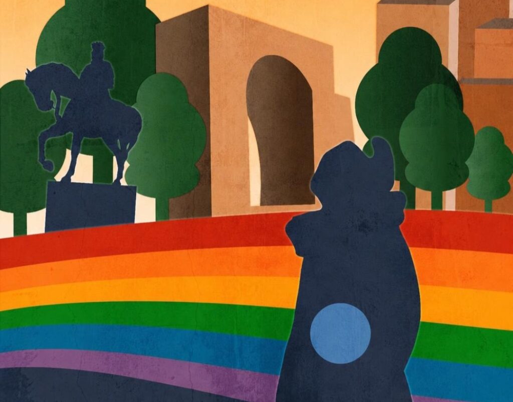 Detalle del cartel del Orgullo de Barrio / Cedida