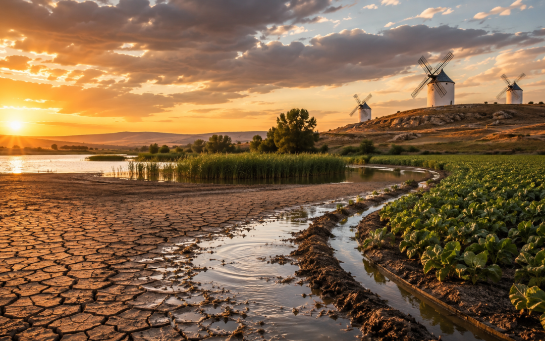 Nota del Día: El agua no puede esperarLa Semana Mundial del Agua vuelve a recordar que gestionar este recurso no es solo una cuestión ambiental: También condiciona la agricultura, la economía y el futuro de territorios como Castilla-La Mancha