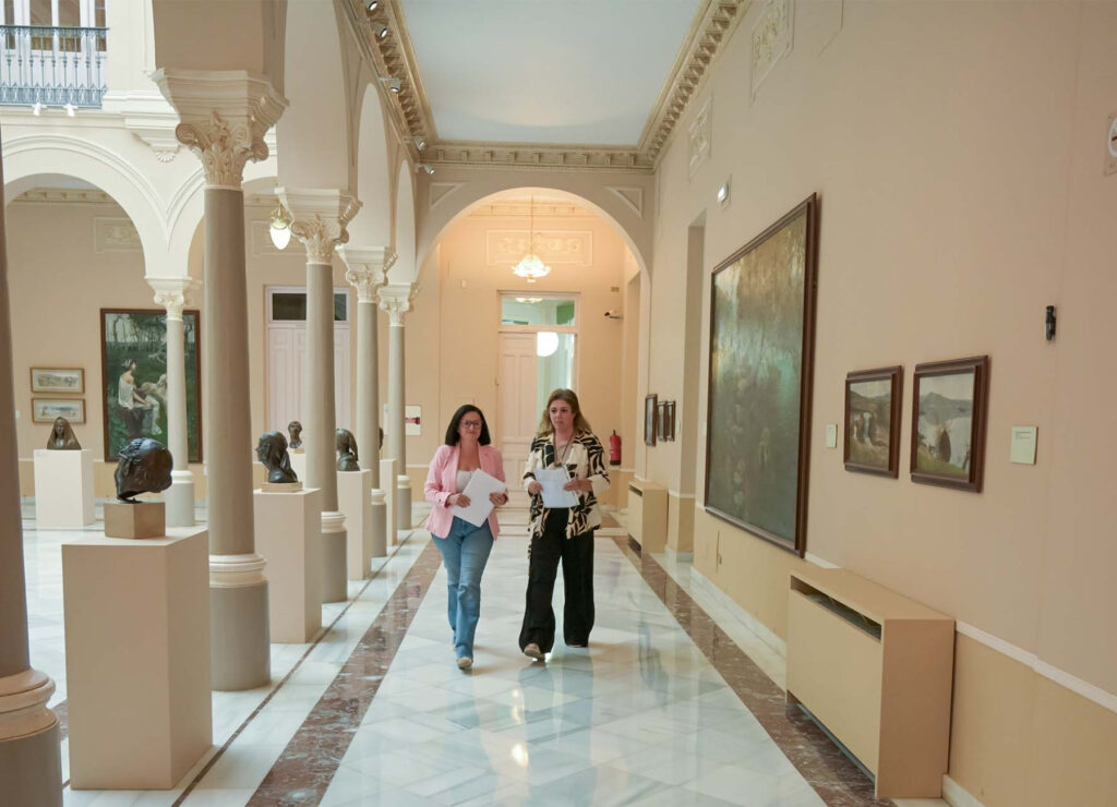 La portavoz del Gobierno de la Diputación, Rocío Zarco y la diputada provincial Maribel Mansilla / La Diputación Provincial de Ciudad Real