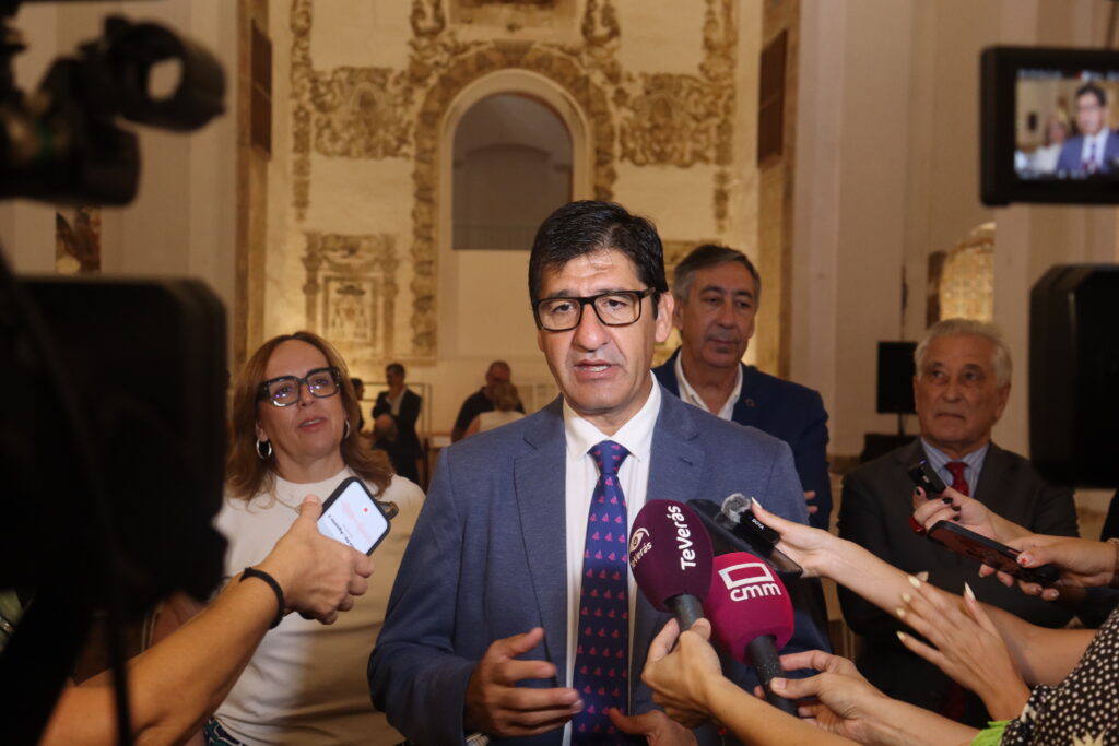 José Manuel Caballero en la presentación de Las Medallas al Mérito Cultural / JCCM