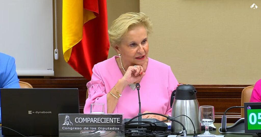 Carmen Quintanilla en la Comisión de Igualdad / AFAMMER