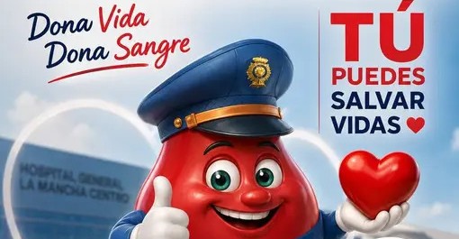 La Policía Nacional impulsa una campaña de donación de sangre por los Santos Ángeles Custodios / Ayto. Alcázar de San Juan La Policía Nacional impulsa una campaña de donación de sangre por los Santos Ángeles Custodios / Ayto. Alcázar de San Juan