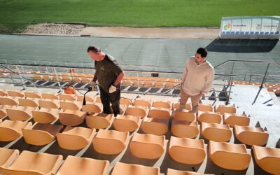 Ciudad Real | El Rey Juan Carlos I estrena temporada con 120.000 euros en mejoras y un nuevo videomarcador en caminoEl Ayuntamiento ha actuado sobre el césped natural y el graderío del estadio, mientras avanza la licitación de una pantalla LED de 40 metros cuadrados valorada en 95.000 euros