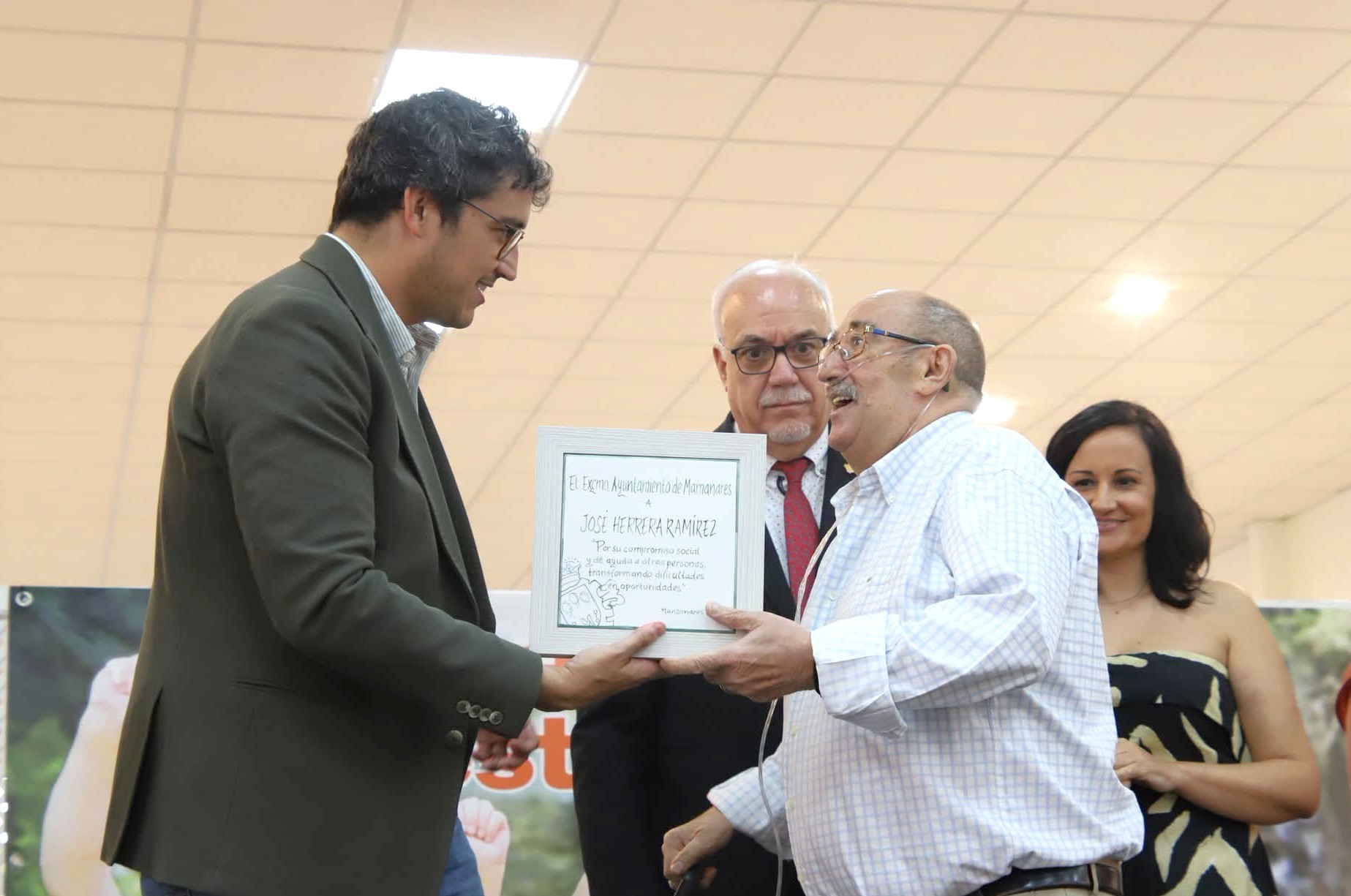 Eulalio Díaz-Cano, delegado provincial de Bienestar Social, en el homenaje a las personas mayores en Manzanares / JCCM Eulalio Díaz-Cano, delegado provincial de Bienestar Social, en el homenaje a las personas mayores en Manzanares / JCCM