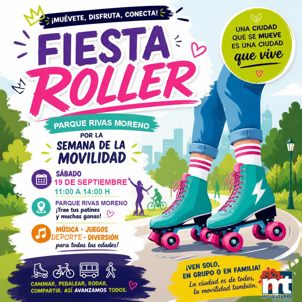 Cartel de la Fiesta Roller / Ayto. Miguelturra