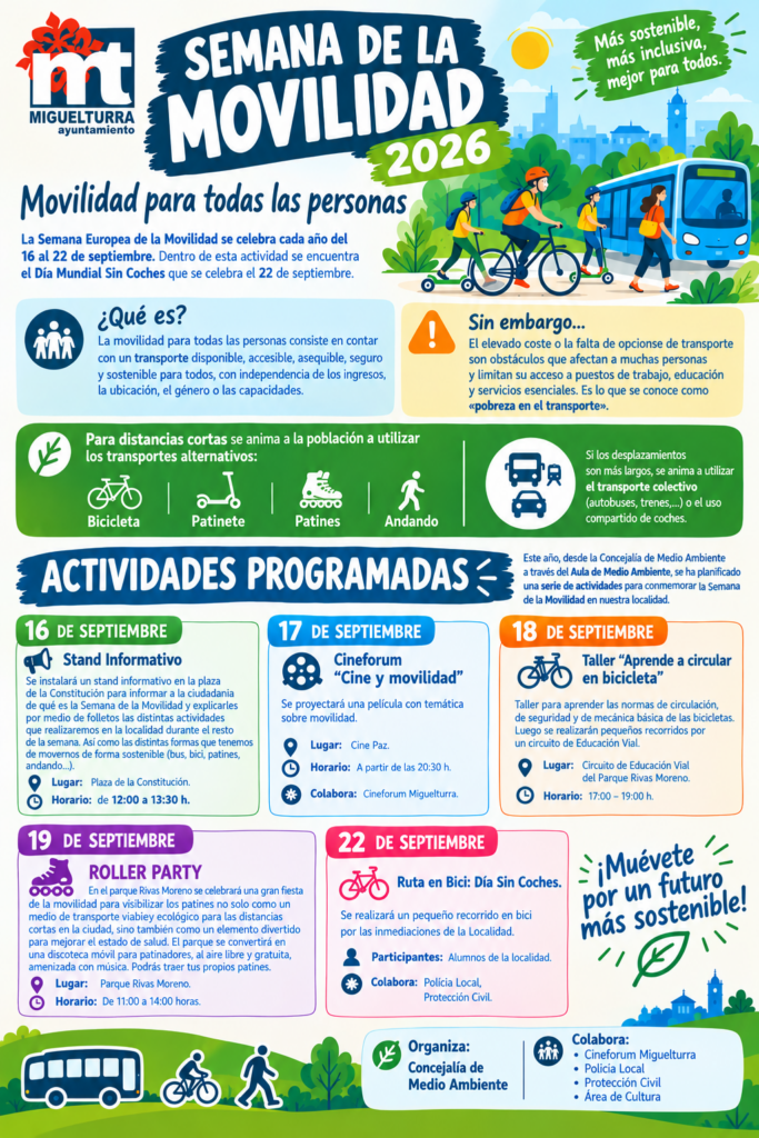 Semana de la Movilidad / Ayto. Miguelturra