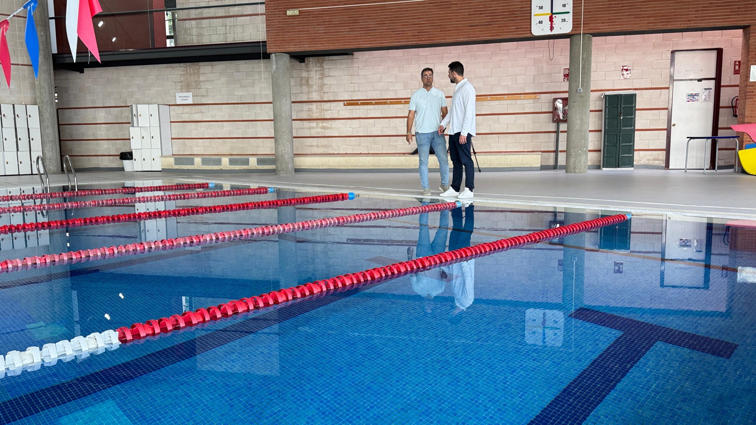 El concejal de Deportes Pau Beltrán visitando las instalaciones / Ayto. Ciudad Real