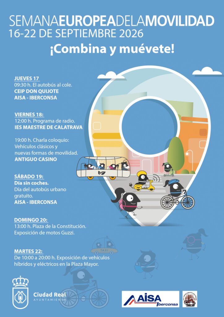 Cartel de la Semana Europea de la Movilidad / Ayto. Ciudad Real