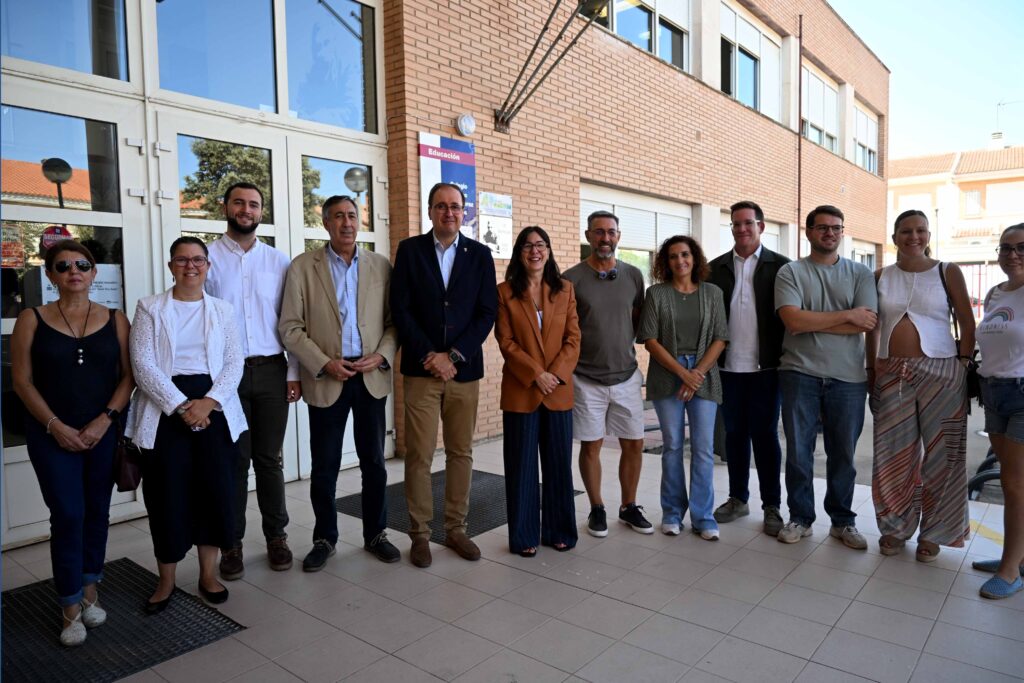 Visita de la corporación al CEIP Benito Pérez Galdós / Ayto. Miguelturra