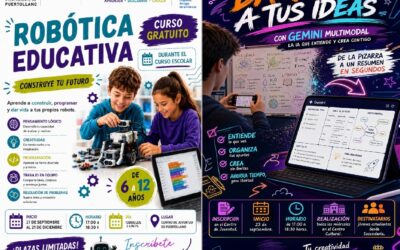 Puertollano | El Centro de Juventud abre la inscripción para talleres gratuitos de robótica e inteligencia artificialLa programación está dirigida a menores de 6 a 12 años y a estudiantes desde la ESO, con actividades centradas en programación, pensamiento computacional y uso ético de la IA